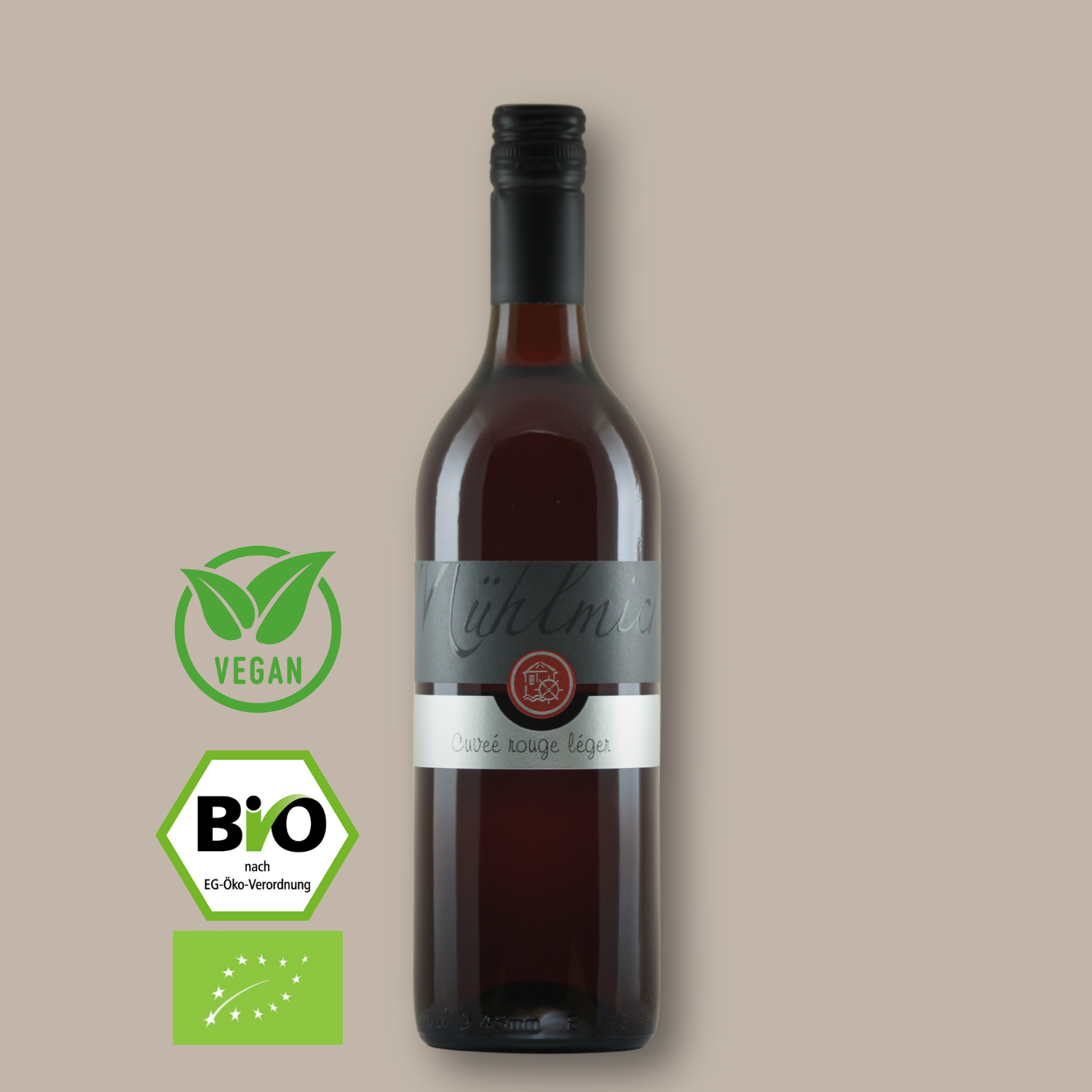 Cuvee reuge leger rotwein Bio Weingut Muehlmichel Kirchheim Pfalz