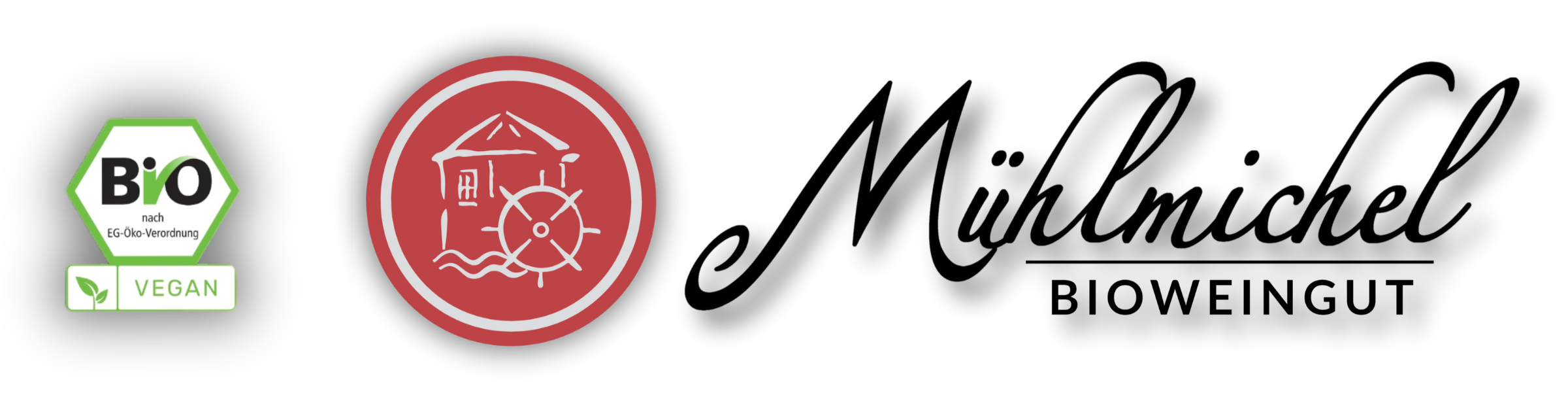 Header logo schwarz Bio Weingut Muehlmichel Kirchheim Pfalz 