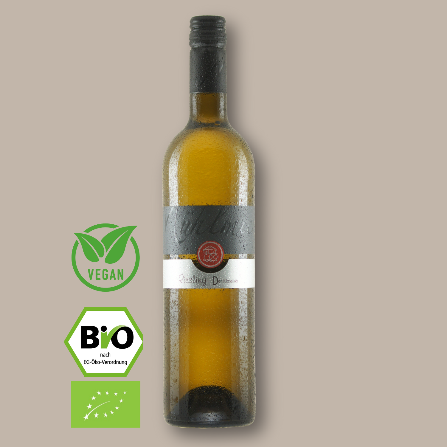 Riesling halbtrocken Bio Weingut Muehlmichel Kirchheim Pfalz 